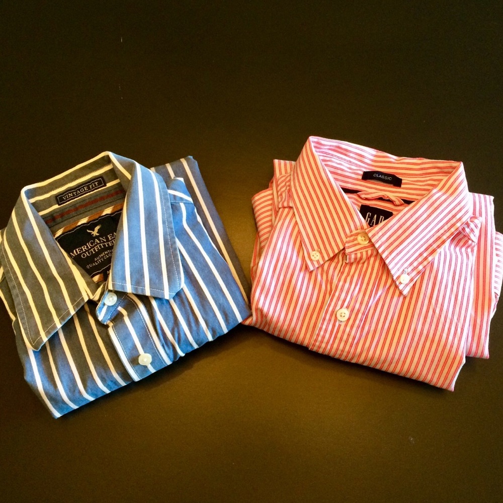 Bundle 2 Medium long sleeve shirts